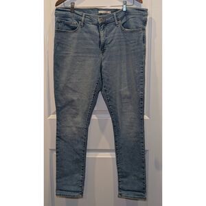 Levi's 311 Shaping Skinny Jeans 33 Women's Mid Rise Light Wash Stretch Denim